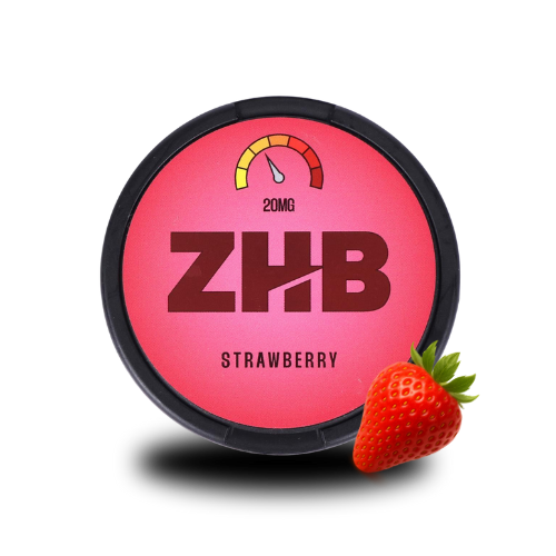 ZHB Snus Strawberry 20mg - ZHB Strawberry Nicotine Pouches